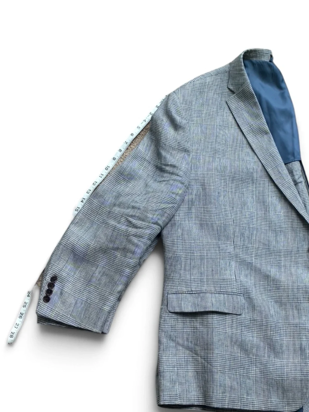 Lauren Classic Blue Glen Plaid Blazer